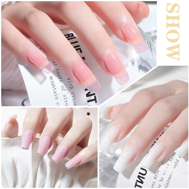 Kit Polygel completo + Cabine de secagem UV grátis (Inclui manual)