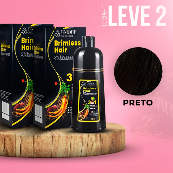 [COMPRE 1 E LEVE 2] Shampoo Brimless Natural 3 em 1 (Dura até 6 Meses)