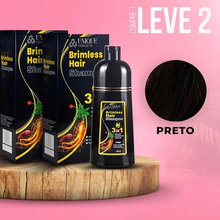 [COMPRE 1 E LEVE 2] Shampoo Brimless Natural 3 em 1 (Dura até 6 Meses)