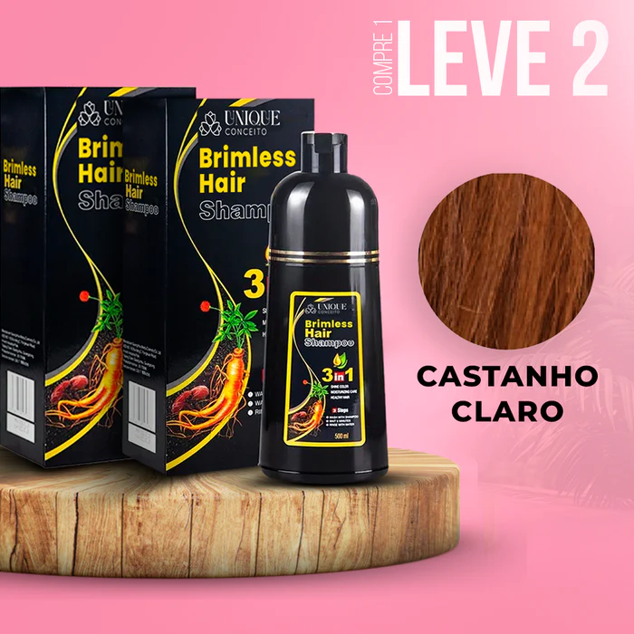 [COMPRE 1 E LEVE 2] Shampoo Brimless Natural 3 em 1 (Dura até 6 Meses)