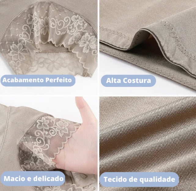 Calcinha Seda Modeladora - PAGUE 1 LEVE 3 🔥 (SELECIONE O TAMANHO)