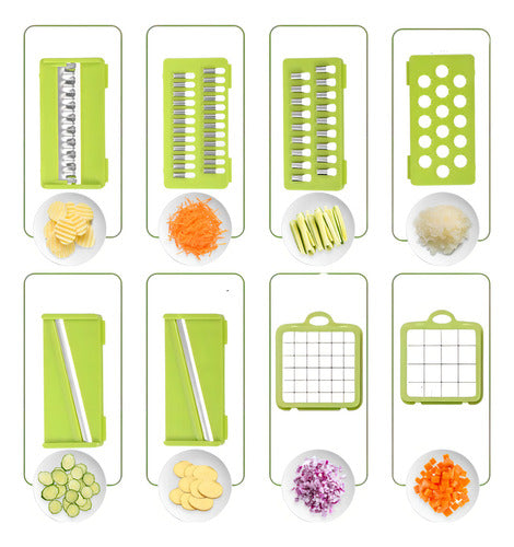 Picador de Legumes Multifuncional 12 em 1