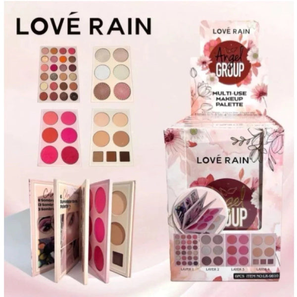 Paleta Angel Group - Love Rain Multiuso Makeup 4 em 1