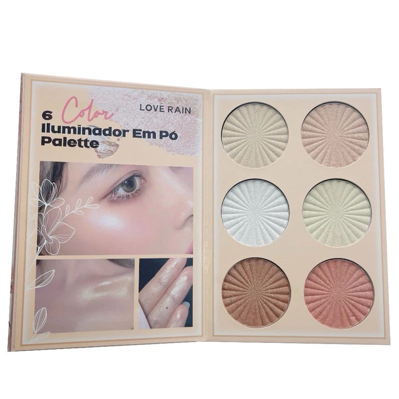 Paleta Angel Group - Love Rain Multiuso Makeup 4 em 1