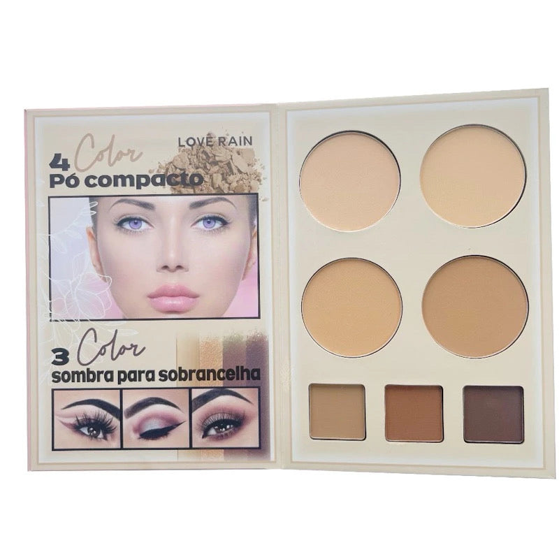 Paleta Angel Group - Love Rain Multiuso Makeup 4 em 1