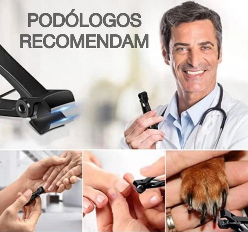 Cortador de unhas de aço inoxidável ultra afiado