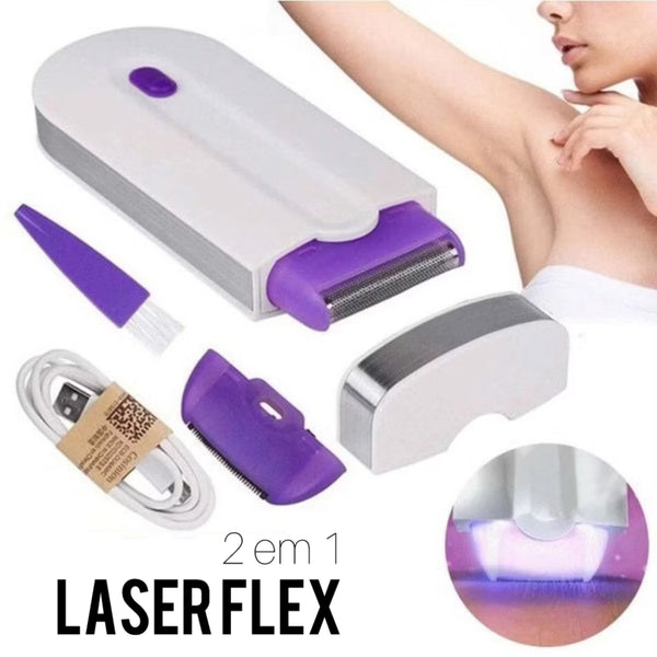 Depilador a laser indolor 2 em 1 - Laser Flex